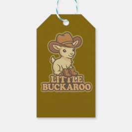 Little Buckaroo Gift Tag Cadeaulabel