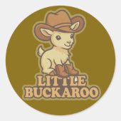 Little Buckaroo - Kid Geit Sticker (Voorkant)