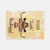 Little Buckaroo, Longhorn Steer Fleece Blanket Deken (Voorkant (Horizontaal))