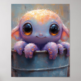 Little Bucket Friend Afdrukken en downloaden Poster