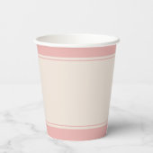 Little Bud Floral Hand Lettering Papieren Bekers (Achterkant)