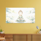 Little Buddha Canvas Afdruk (Insitu (Woonkamer))