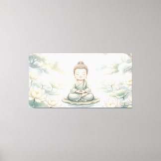 Little Buddha Canvas Afdruk