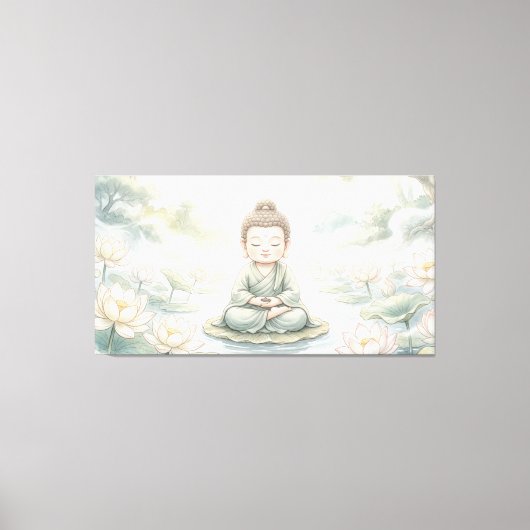 Little Buddha Canvas Afdruk (Voorkant)