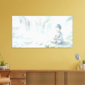 Little Buddha Canvas Afdruk (Insitu (Woonkamer))