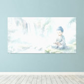 Little Buddha Canvas Afdruk (Insitu (Houten vloer))