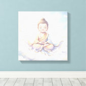 Little Buddha Canvas Afdruk (Insitu (Houten vloer))