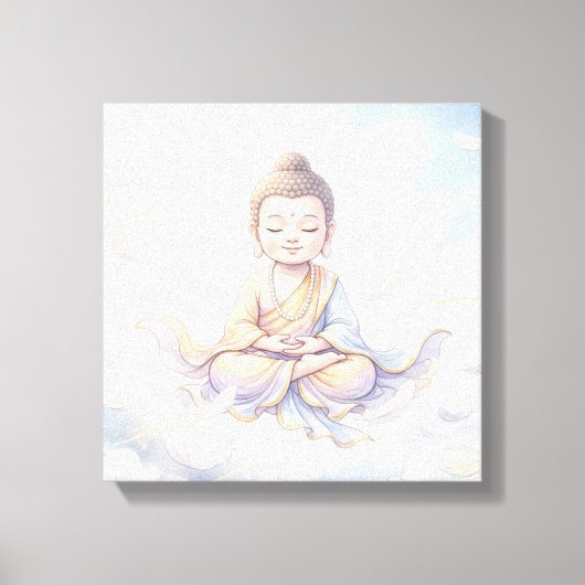 Little Buddha Canvas Afdruk (Voorkant)
