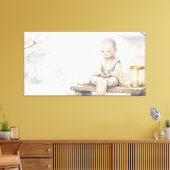 Little Buddha Canvas Afdruk (Insitu (Woonkamer))