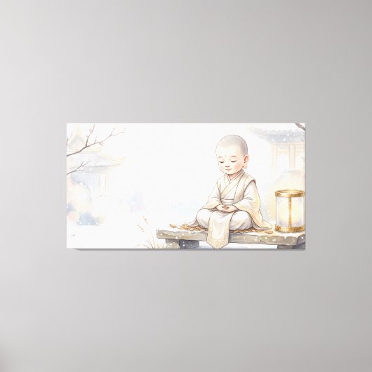 Little Buddha Canvas Afdruk (Voorkant)