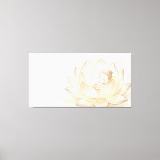 Little Buddha Canvas Afdruk