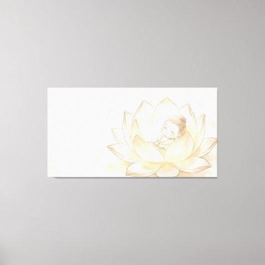 Little Buddha Canvas Afdruk (Voorkant)