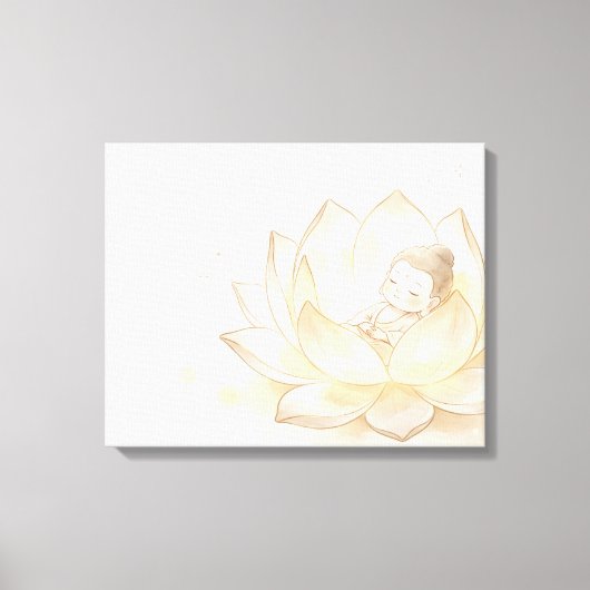 Little Buddha Canvas Afdruk (Voorkant)
