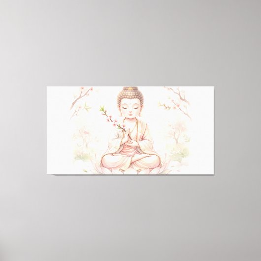 Little Buddha Canvas Afdruk (Voorkant)