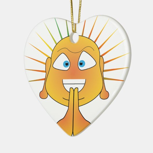 little buddha keramisch ornament (Links)