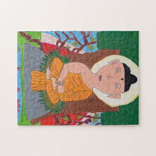 Little Buddha Puzzle Legpuzzel (Horizontaal)