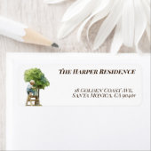 Little Budding Gardener Customizable Etiket (Insitu)