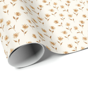 Little Budding Queen Annes - huiskern patroon. Cadeaupapier