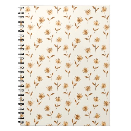 Little Budding Queen Annes - huiskern patroon. Notitieboek (Voorkant)