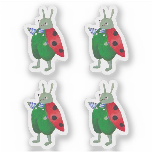 "Little Buddy Beetle Sticker" Sticker (Voorkant)
