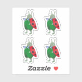 "Little Buddy Beetle Sticker" Sticker (Vel)