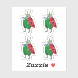 "Little Buddy Beetle Sticker" Sticker