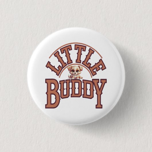 Little Buddy Ronde Button 3,2 Cm (Voorkant)