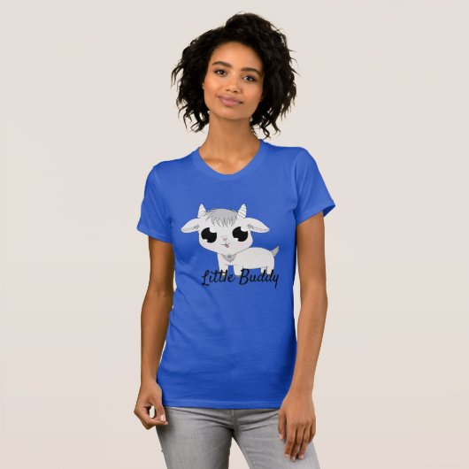 Little Buddy Tshirt - Blue (Voorkant volledig)
