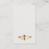 Little Bug Blue Dragonfly Books for Baby shower Informatiekaartje (Achterkant)