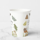 Little Bug Insects Mushroom Boy Baby Shower Papieren Bekers (Rechts)