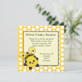 Little Bumble Bee Cutie Kaart (Staand voorkant)
