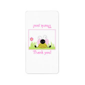 Little Bumble Bee Hershey Mini Wrapper Sjabloon Etiket (Voorkant)