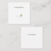 Little Bumble Bee Mini Bedankt voor je briefkaart (Voorkant / Achterkant)