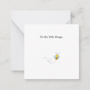 Little Bumble Bee Mini Bedankt voor je briefkaart