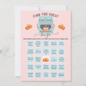 Little Bun in de Oven Vind de Gast BINGO Kaart (Voorkant)