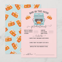 Little Bun in het Oven Baby voorspellingen spel Kaart