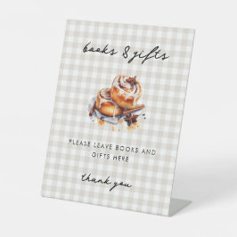 Little Bun in the Oven Baby Shower Diaper Raffle  Reclamebord Met Voetstuk