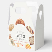 Little Bun in the Oven Bakery Pastries Baby Shower Bedankdoosjes (Geopend)