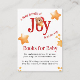Little Bundle of Joy Beer Boeken voor Baby Informatiekaartje