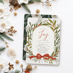 Little Bundle of Joy krans Meisje Baby shower Kaart