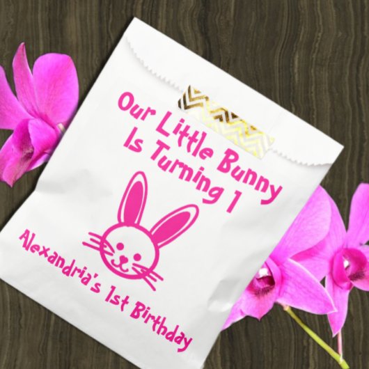 Little Bunny 1st Birthday Bedankzakje