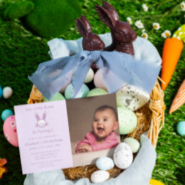 Little Bunny 1st Birthday Kaart