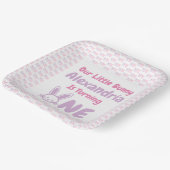 Little Bunny 1st Birthday Papieren Bordje (Gebogen)