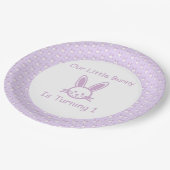 Little Bunny 1st Birthday Papieren Bordje (Gekanteld)