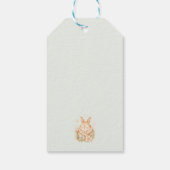Little Bunny Baby Shower Bedankt Cadeaulabel (Achterkant)