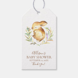 Little Bunny Baby shower Favor Gift Label Cadeaulabel