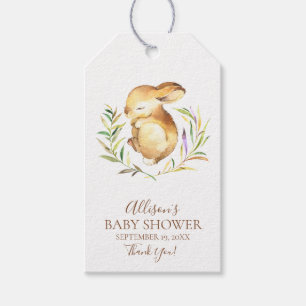 Little Bunny Baby shower Favor Gift Label Cadeaulabel