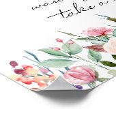 Little Bunny Baby shower Favor Table Poster (Hoek)