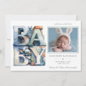 Little Bunny Blocks | Welkom Kaart (Voorkant)