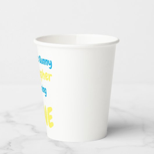 Little Bunny Boy 1st Birthday Papieren Bekers (Links)